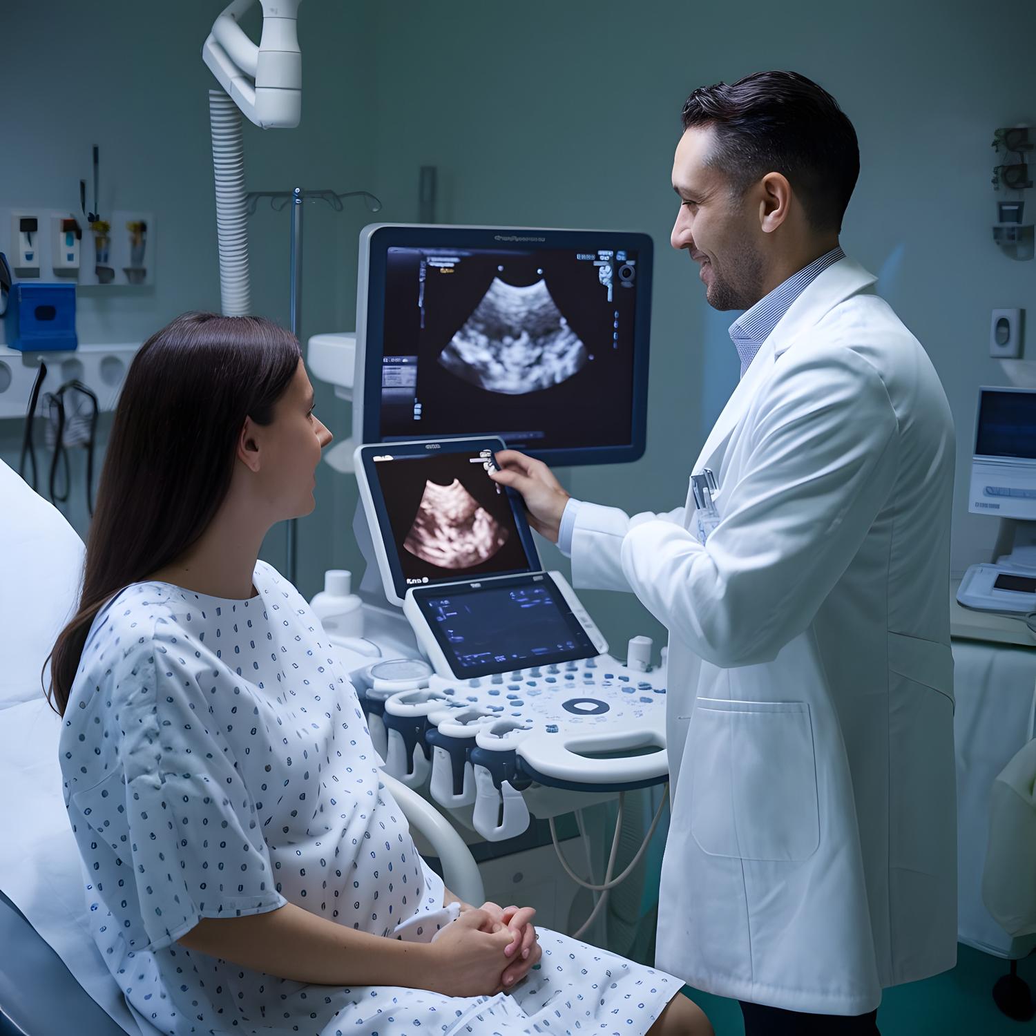High-Tech Sonography Machine